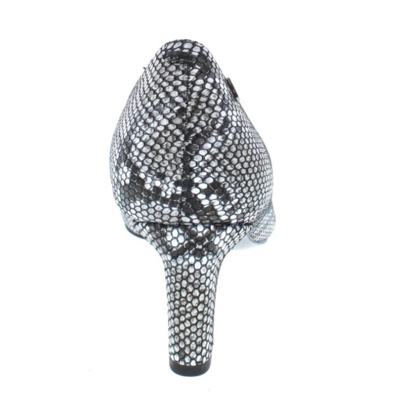 Vionic Mia Snake Black, grey & white Snakeskin Heels, size 6 Wide NEW - Picture 3 of 10